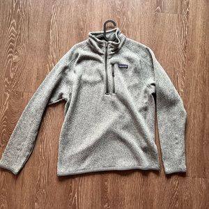 Grey Half Zip Patagonia Sweater - Men’s Medium